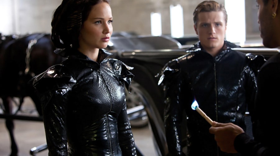Katniss, Peeta and Cinna