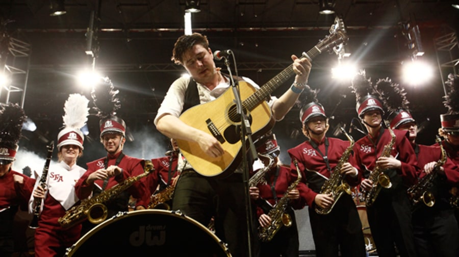 With the Band
