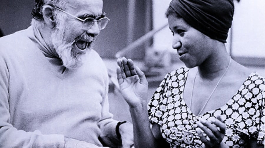With Jerry Wexler (1960s)