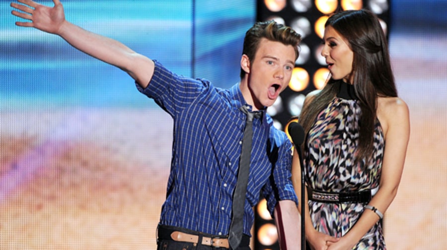 Chris Colfer and Victoria Justice
