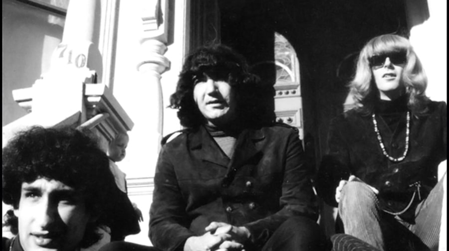 1966: Manager Danny Rifkin, Jerry Garcia, Phil Lesh, 710 Ashbury