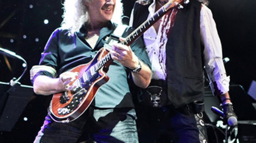 Brian May and Alice Cooper