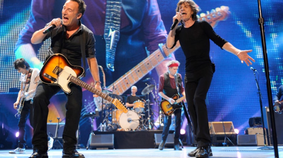 Bruce Springsteen and The Rolling Stones