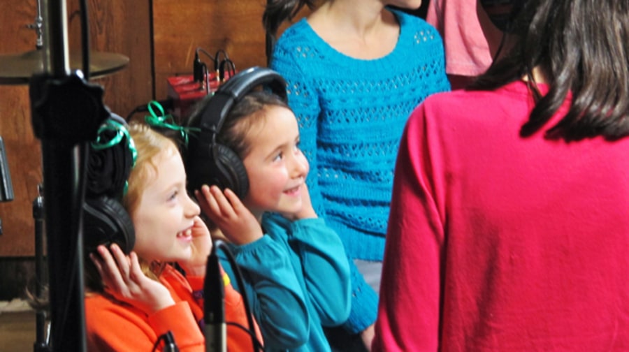 Children of Sandy Hook in the Studio