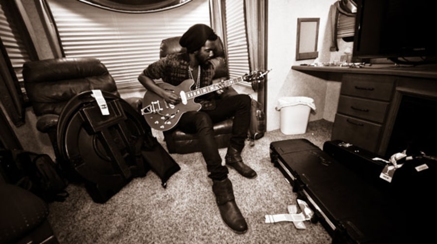 Gary Clark Jr. Backstage