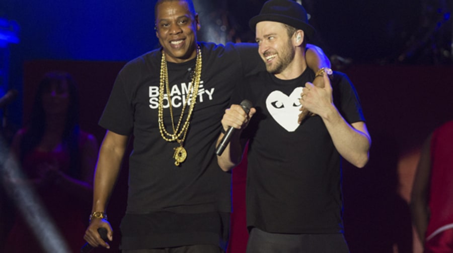 Jay-Z and Justin Timberlake