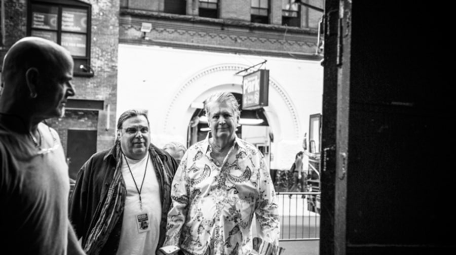 Escorting Brian Wilson