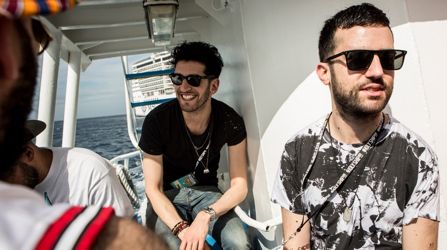 Taking the Shuttle Boat