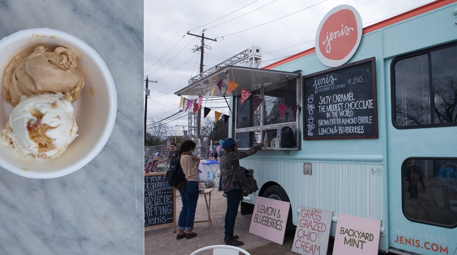 BEST FROZEN BLISS: Jeni's Ice Cream, Southbites Food Truck Lot