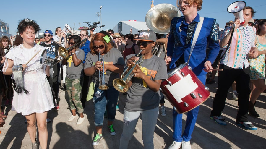 Best Out-of-Towner Tribute to New Orleans: Arcade Fire