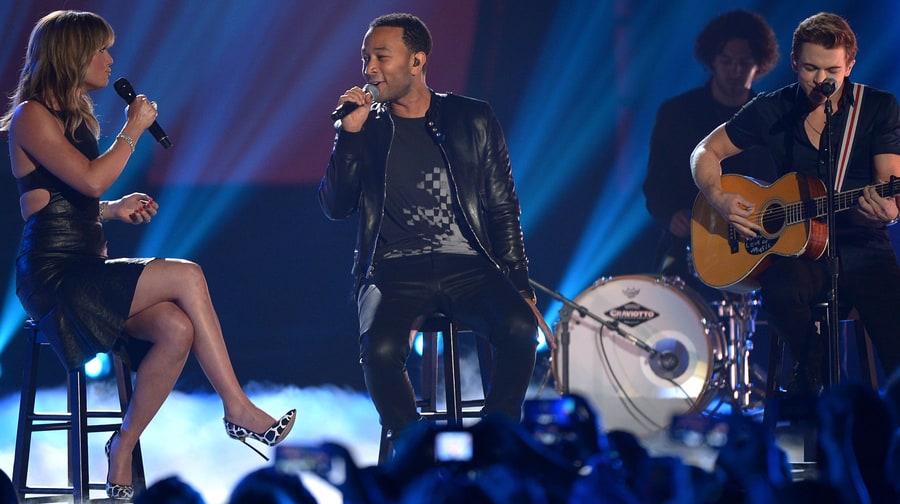 Best Collaboration: Jennifer Nettles, John Legend and Hunter Hayes