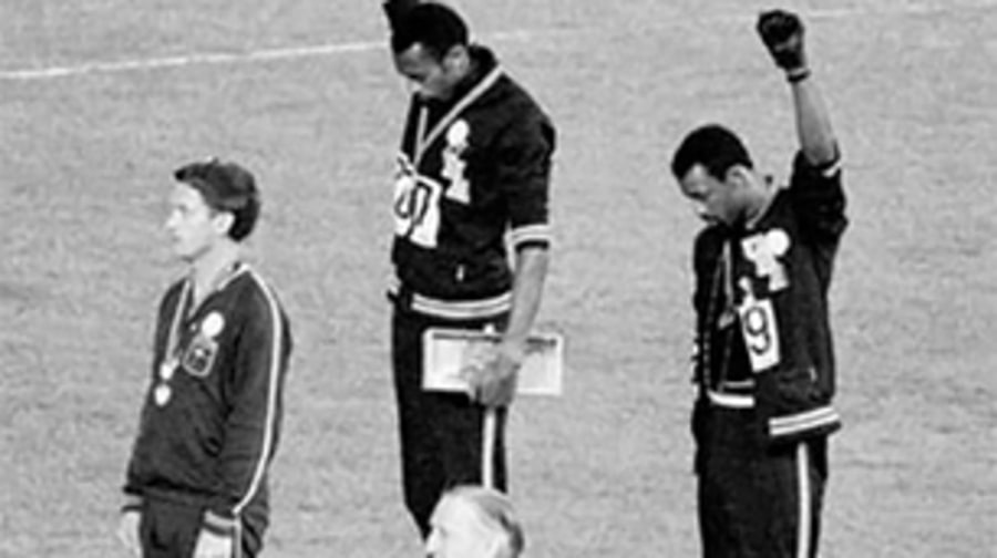 Tommie Smith and John Carlos Raise Their Fists (Mexico City 1968)
