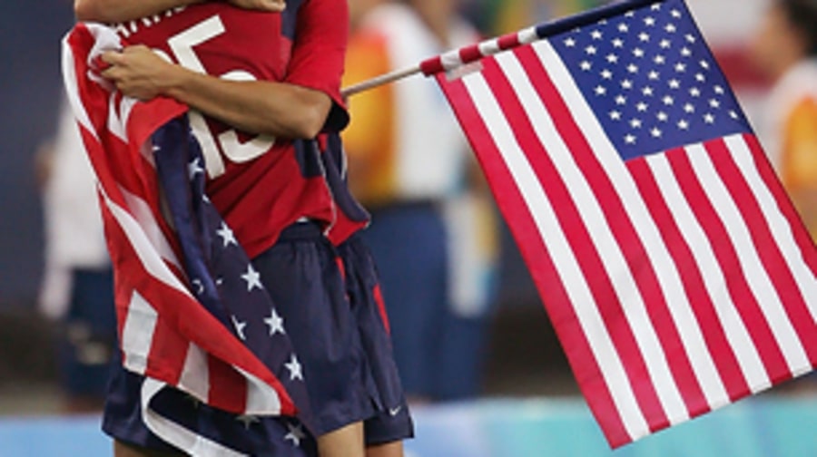 Women’s Soccer Team Wins Gold in Overtime (Athens 2004)