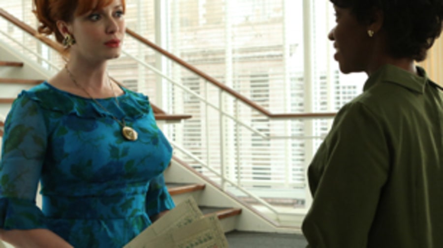 Joan Awkwardly Hugs Dawn