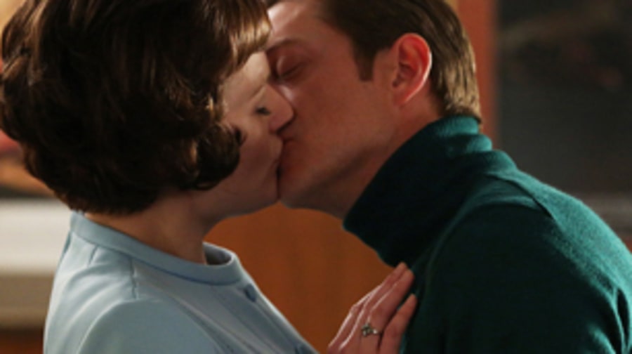 Ted Kisses Peggy