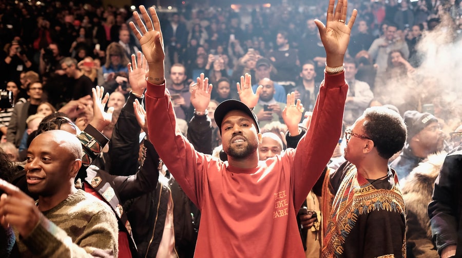 See Photos From Kanye West's Wild New York Album Launch