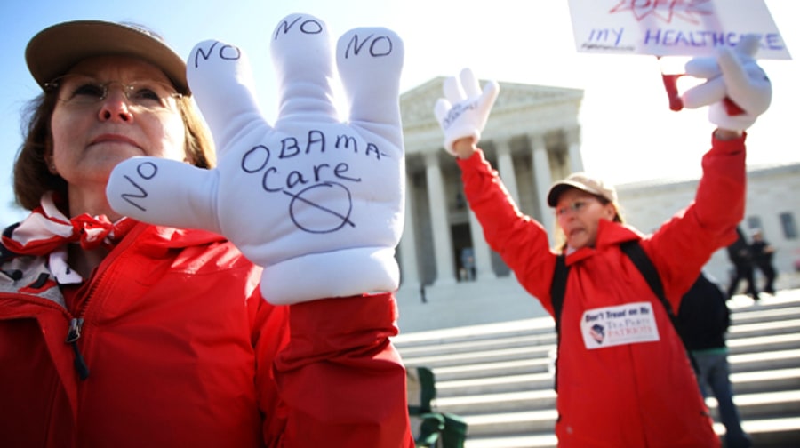 Supreme Court Obamacare Protests