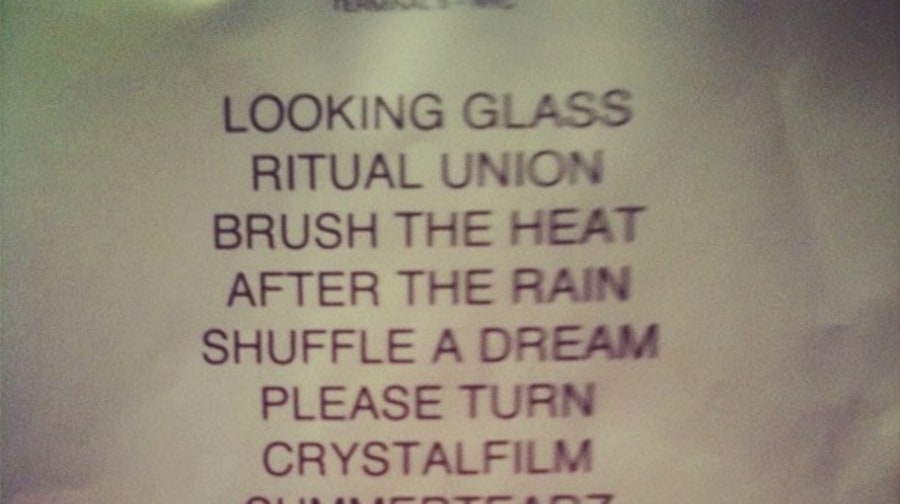 #RSFans Share Their Set List Shots
