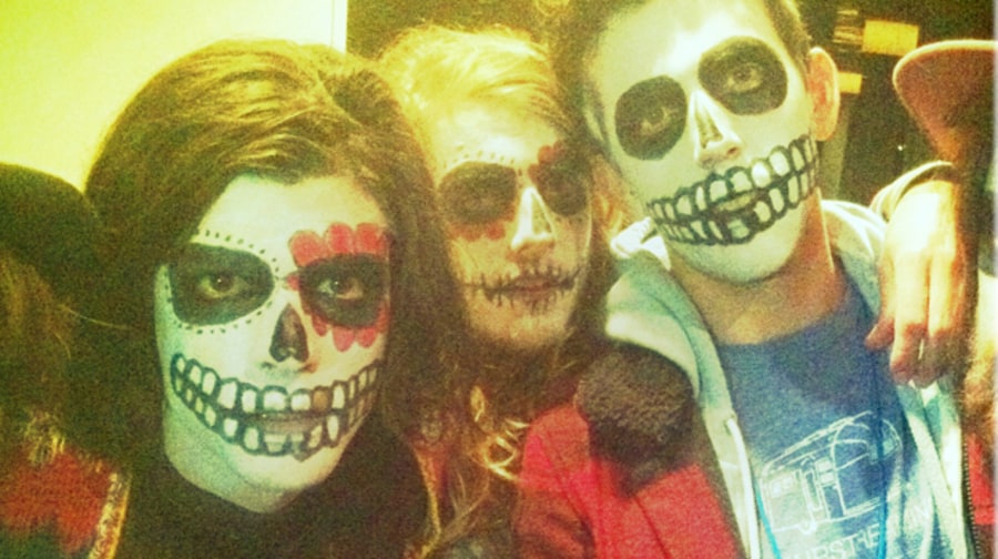 Musicians in Halloween Costumes