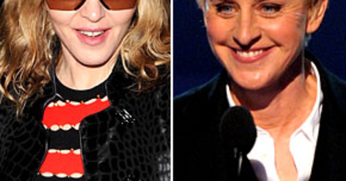 Madonna and Ellen DeGeneres: Cousins? - Us Weekly