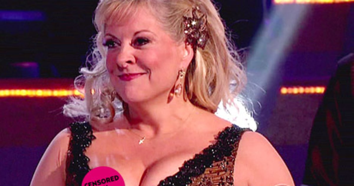 DWTS Nancy Grace There Was No Nip Slip Just A Little Bit Of.