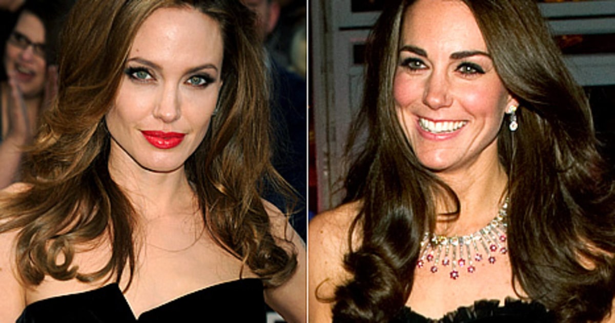 Angelina Jolie Oscars Hairstyle Did She Steal It From Kate Middleton
