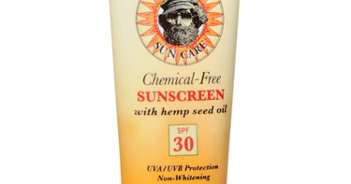 Burt's Bees ChemicalFree Sunscreen SPF 30 10 Sunscreens Celebrities