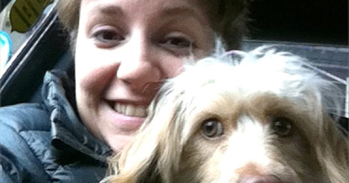 Lena Dunham Adopts a Rescue Dog, Names Him Lamby Picture Us Weekly