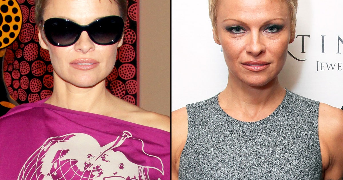 Pamela Anderson Goes Brunette, Dyes Her Pixie Cut Brown: Picture - Us