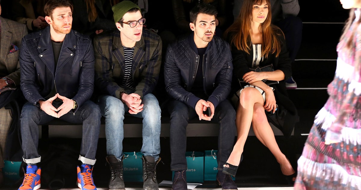 Bryan Greenberg, Zachary Quinto, and Joe Jonas Stars at Fashion Week 2014 Us Weekly