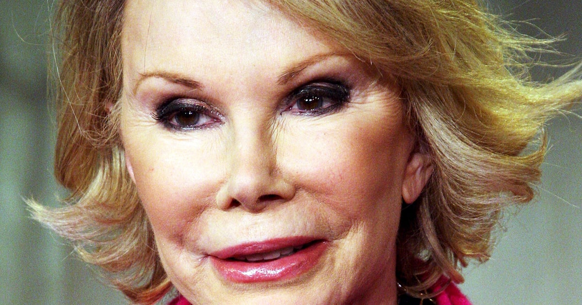 Joan Rivers Plastic Surgery Nightmares Us Weekly
