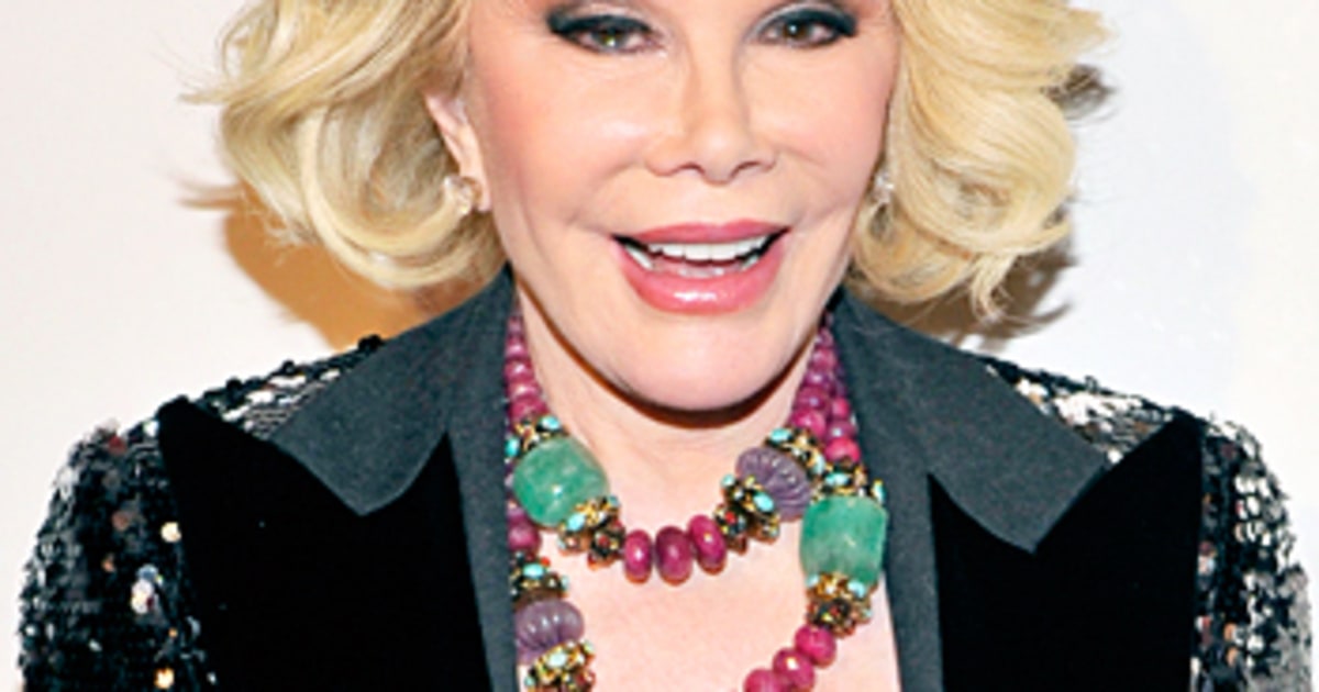 Joan Rivers Death Her Best OnCamera Moments Remembered Us Weekly