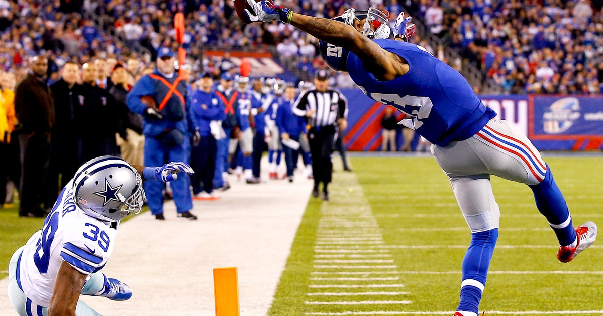 Odell Beckham Jr. Makes One-Handed Catch: Celebrities React, Memes - Us