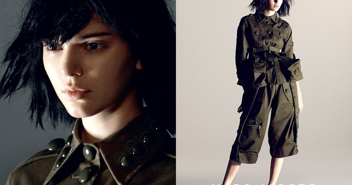 Kendall Jenner Looks UnGlam in Her First Marc Jacobs Campaign Photos