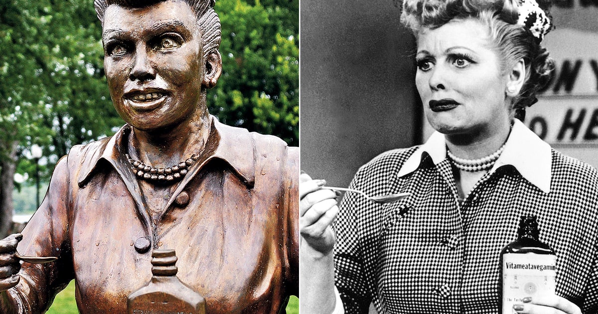 Scary Lucille Ball Statue Sculptor Apologizes for "Unsettling" Work