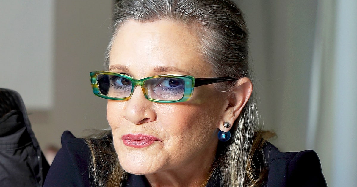carrie fisher had a request about her obituary us weekly el moussa bra size