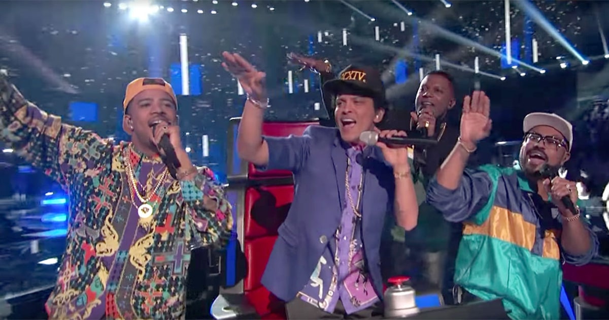 Watch Bruno Mars' Lively '24K Magic' Performance on 'The Voice