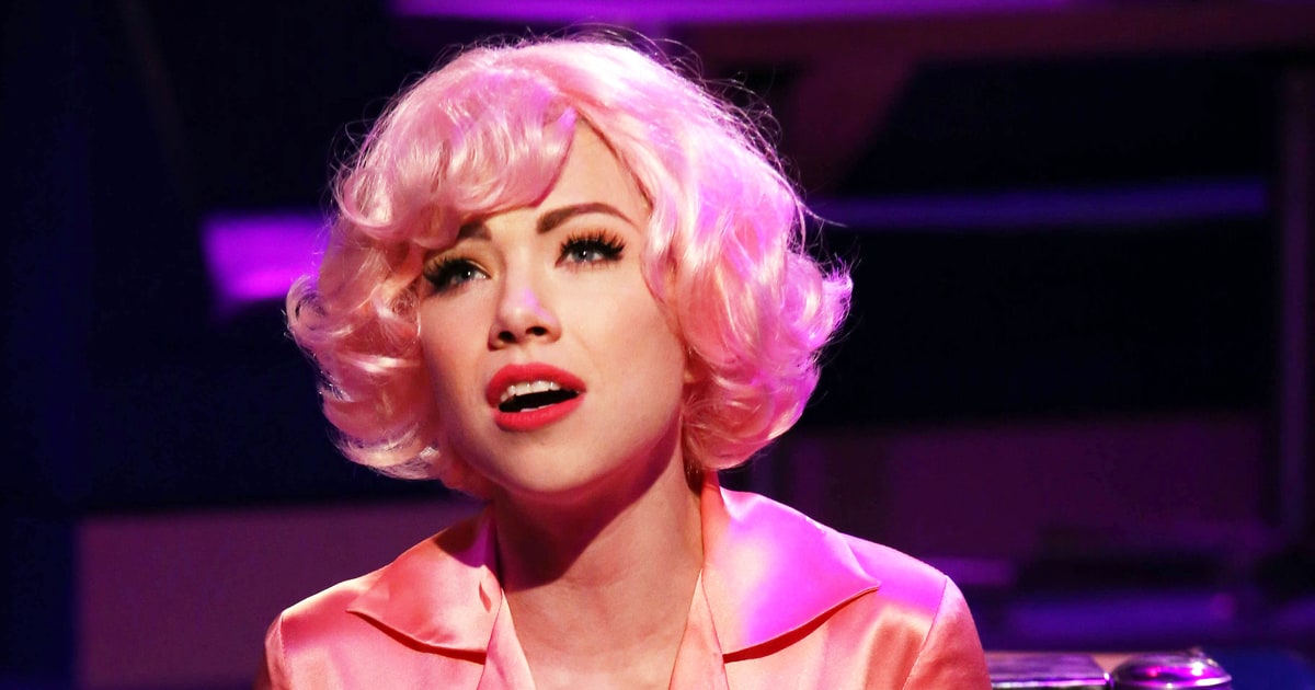 Frenchy's Pink Hair 'Grease Live' 8 Style and Beauty Moments That