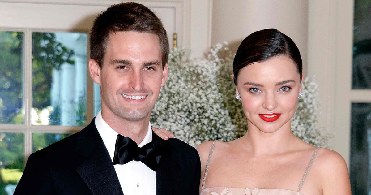 Miranda Kerr and Snap Chat CEO, Evan Spiegle are engaged