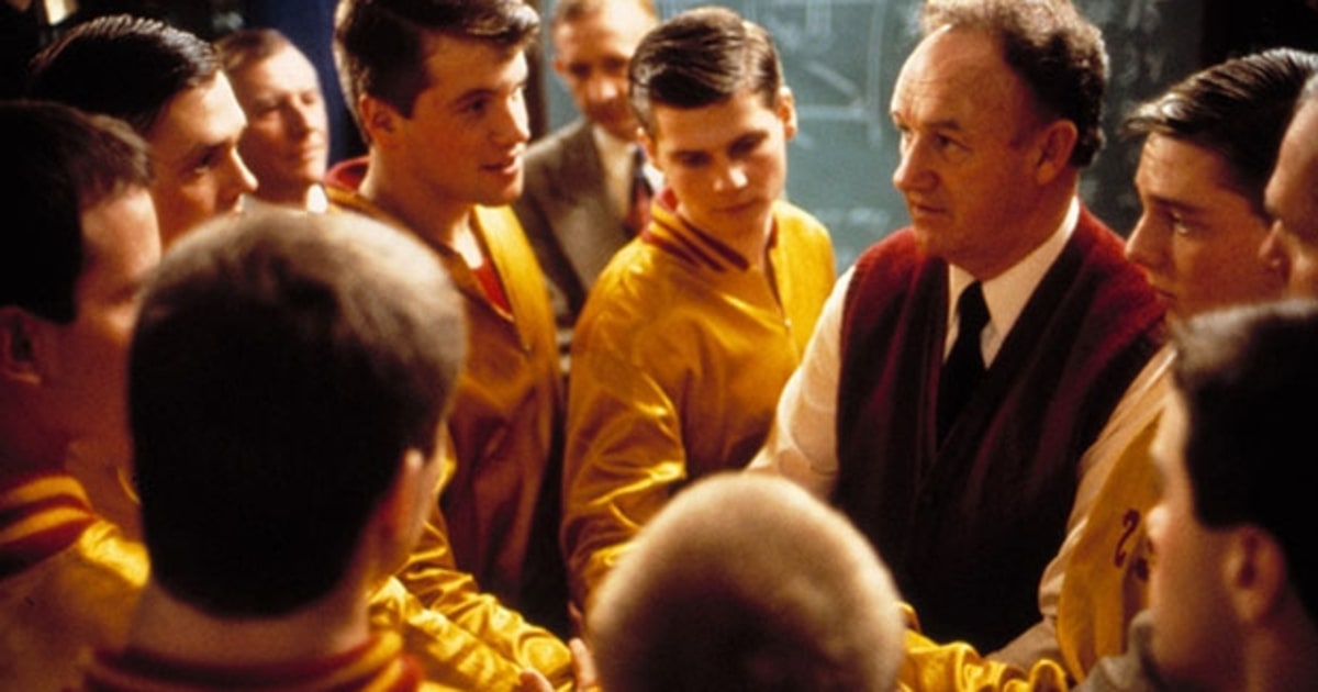 Basketball Hoosiers (1986) The 21 Best Sports Movies of AllTime Men's Journal