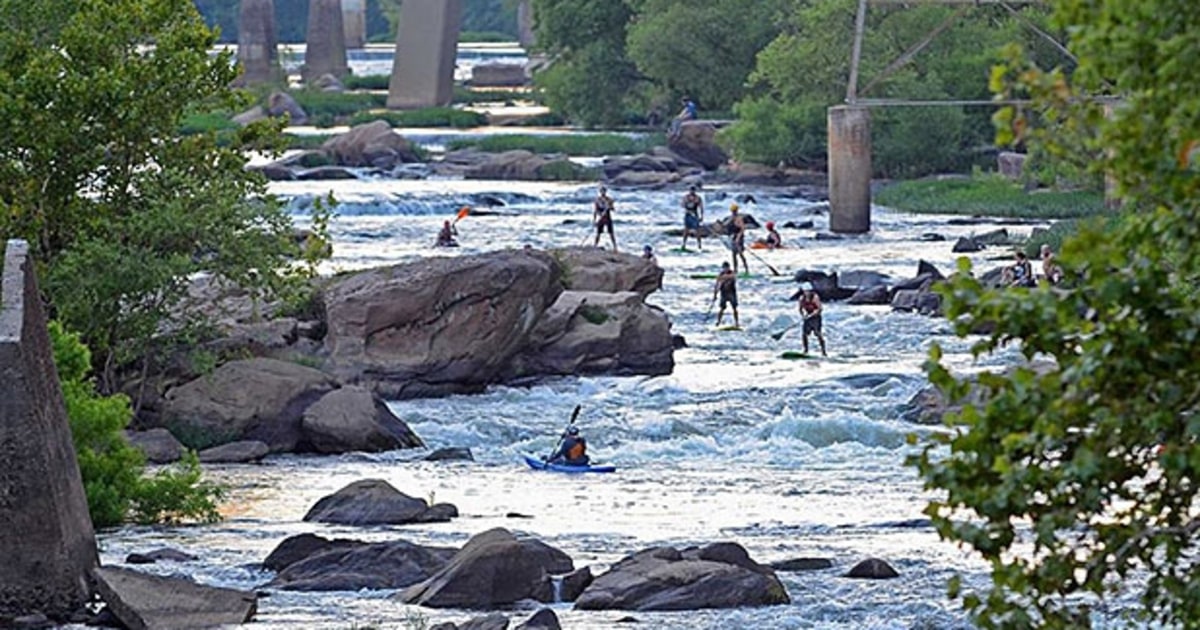 James River (Richmond, VA) America's 10 Best Urban Kayaking