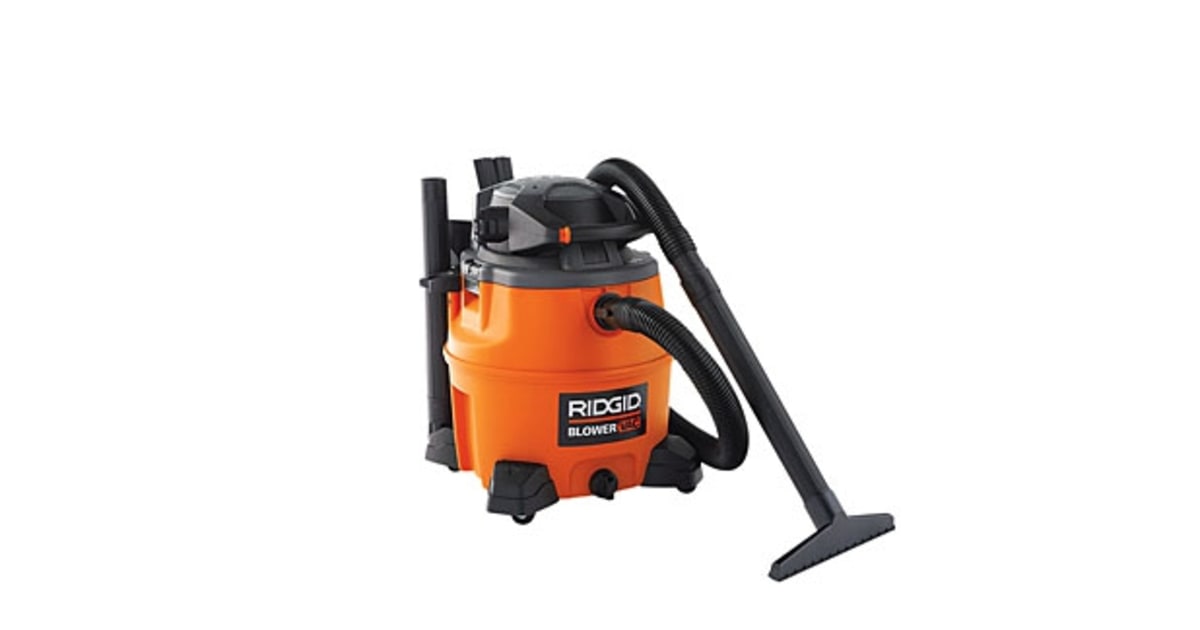 Ridgid 16Gallon Wet/Dry Vac With Blower Mess Masters Best WetDry