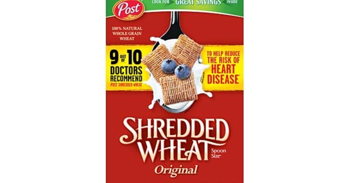 Post Shredded Wheat The 30 Healthiest Cereals Men's Journal