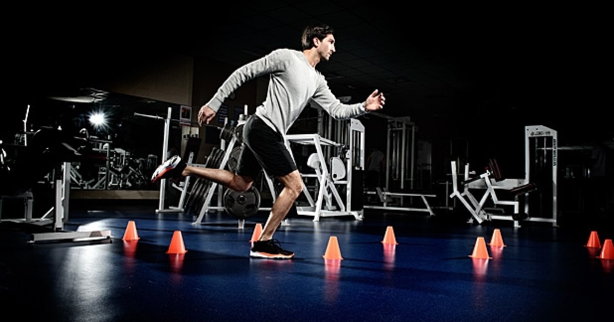 HalfRotation Zigzag Agility Training Evan Lysacek's Olympic Workout