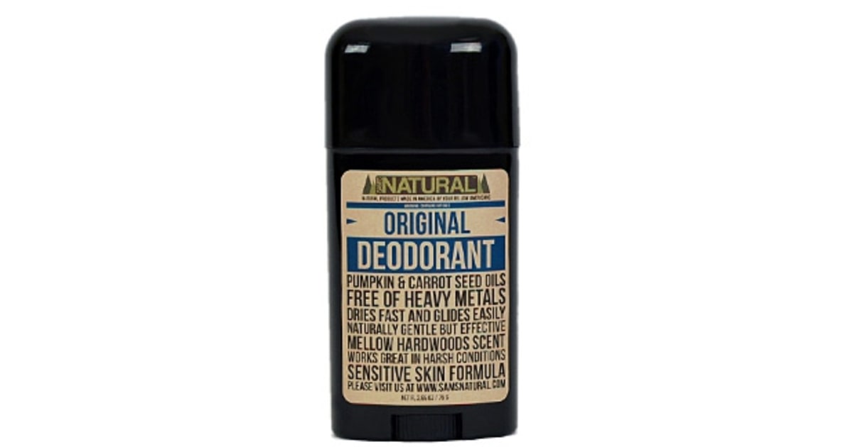 Sam's Natural Deodorant Six Natural Deodorants That Safely Keep the