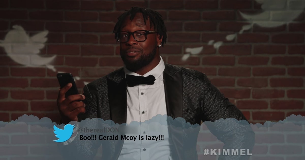 Watch NFL Stars Read Mean Tweets on 'Kimmel'