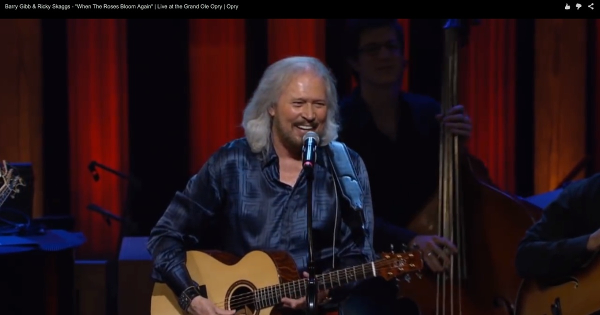 Flashback Barry Gibb Proves His Country Cred Rolling Stone