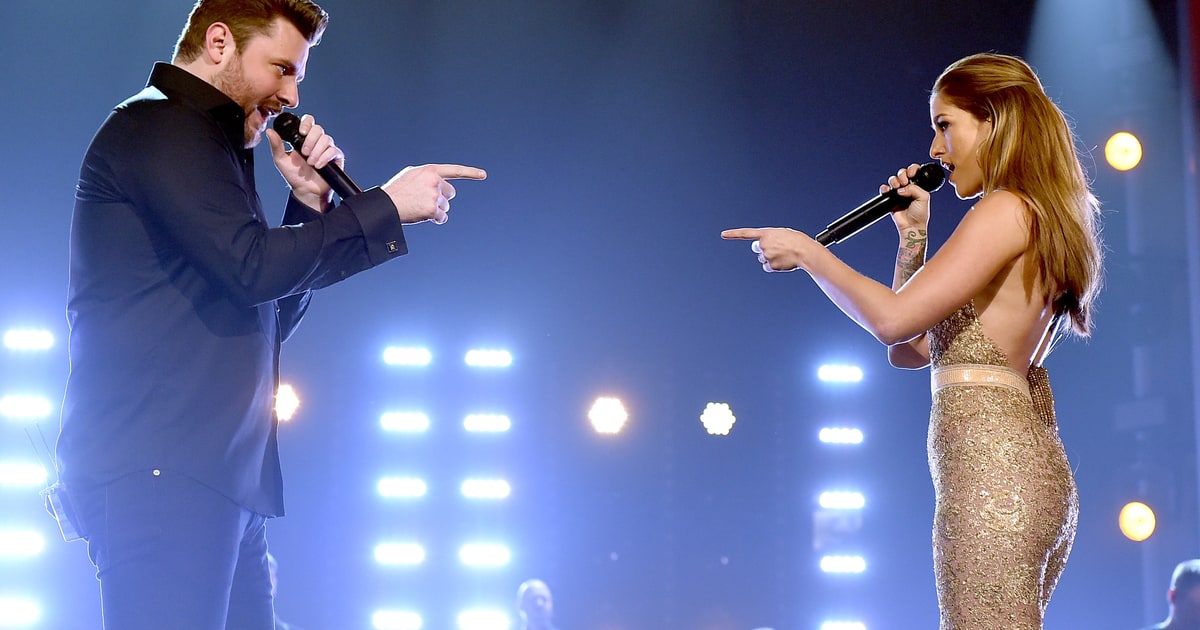 Best Harmonies Cassadee Pope And Chris Young Acm Awards
