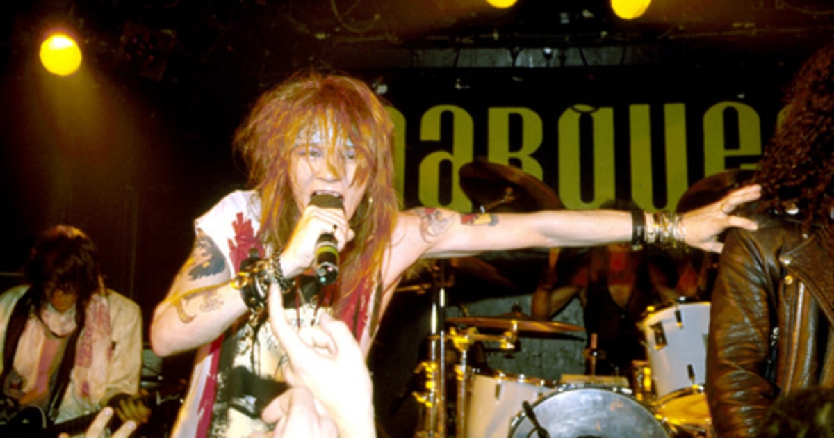 Guns N' Roses Gallery Axl Performing in London 1987 Guns N' Roses
