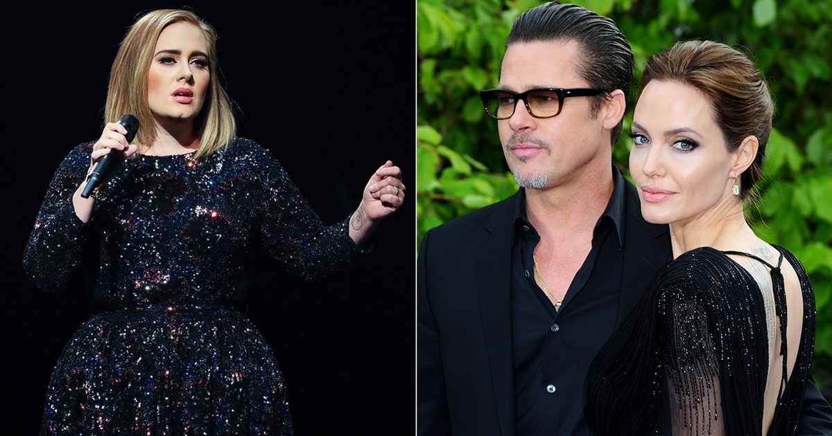 Resultado de imagem para adele brad pitt